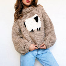 Load image into Gallery viewer, Cozy Sheep Sweater by Carolannie Crochet