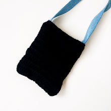 Load image into Gallery viewer, Checkered Heart Crossbody Bag by Carolannie Crochet