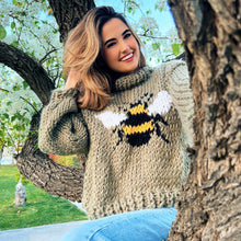 Load image into Gallery viewer, Cozy Bee Sweater by Carolannie Crochet