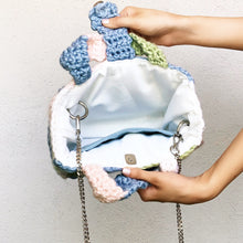 Load image into Gallery viewer, Chunky Patchwork Box Purse by Carolannie Crochet