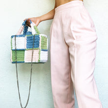 Load image into Gallery viewer, Chunky Patchwork Box Purse by Carolannie Crochet