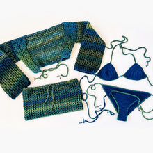 Load image into Gallery viewer, Blue Lagoon Four-Piece Set by Carolannie Crochet