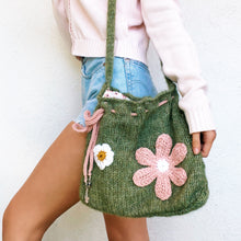 Load image into Gallery viewer, Fairy Garden Crossbody Bag by Carolannie Crochet