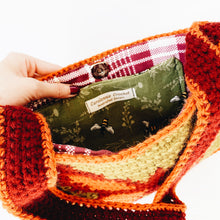 Load image into Gallery viewer, Autumn Butterfly Shoulder Bag by Carolannie Crochet