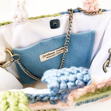 Load image into Gallery viewer, Chunky Patchwork Box Purse by Carolannie Crochet
