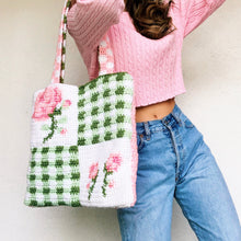 Load image into Gallery viewer, Rose Garden Tote Bag by Carolannie Crochet