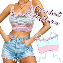 Load image into Gallery viewer, Crochet Pattern: The Cabbage Patch Top