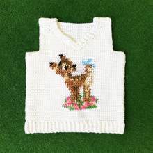 Load image into Gallery viewer, Bambi Sweater Vest by Carolannie Crochet
