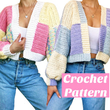 Load image into Gallery viewer, Crochet Pattern: The Daisy Mae Cardigan
