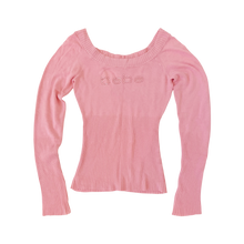 Load image into Gallery viewer, Bebe Rosy Pink Knit Top
