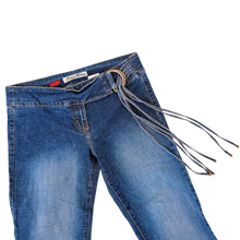 Load image into Gallery viewer, Vintage Fringe Belt Jeans
