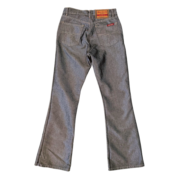 90s Metallic Gunmetal Pants