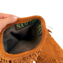 Load image into Gallery viewer, Suede Leather Fringe Boots
