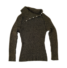Load image into Gallery viewer, Mossy Green Snap Sweater
