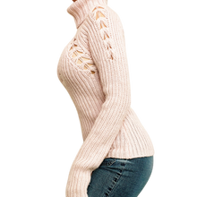 Load image into Gallery viewer, Baby Pink Turtleneck Sweater
