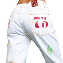 Load image into Gallery viewer, Colorful Embroidered Pepe Jeans

