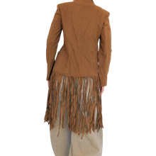 Load image into Gallery viewer, Faux Suede Fringe Jacket
