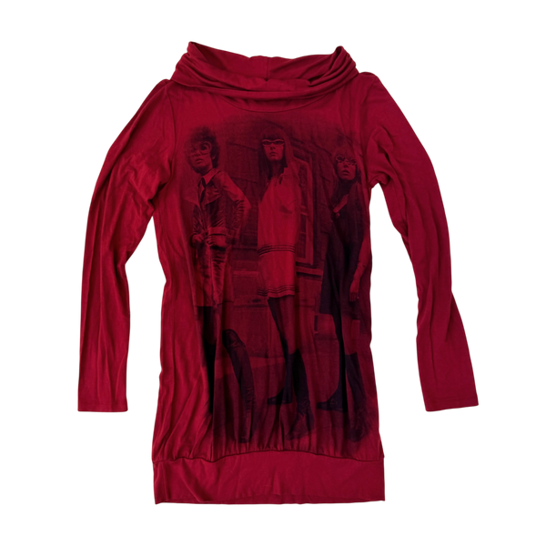 Italian Graphic Mini Dress