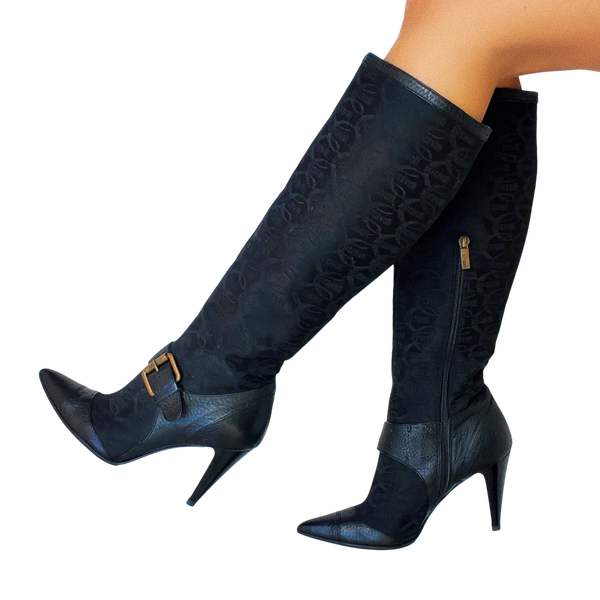 Just Cavalli Monogram Boots