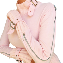 Load image into Gallery viewer, French Vintage Baby Pink Sweater Top
