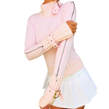 Load image into Gallery viewer, French Vintage Baby Pink Sweater Top
