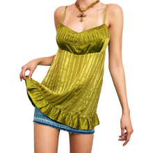 Load image into Gallery viewer, BCBG Green Silk Top
