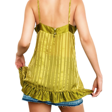 Load image into Gallery viewer, BCBG Green Silk Top
