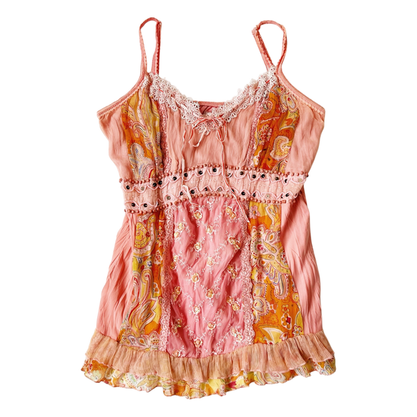 Silk Beaded Fairy Top