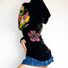 Load image into Gallery viewer, Ed Hardy Embroidered Double Zip Hoodie
