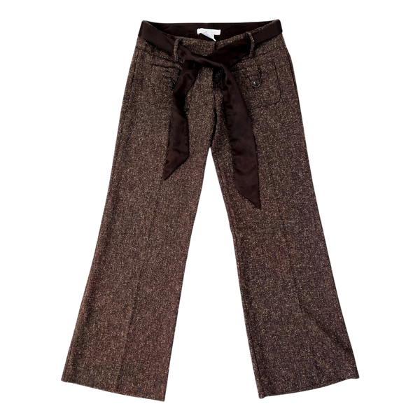 Early 2000s Brown Tweed Pants