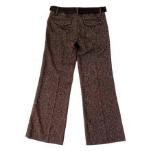 Load image into Gallery viewer, Early 2000s Brown Tweed Pants
