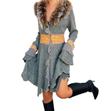 Load image into Gallery viewer, Raccoon Fur Duster Cardigan
