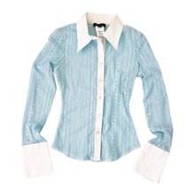 Load image into Gallery viewer, Bebe Sheer Lacy Blouse
