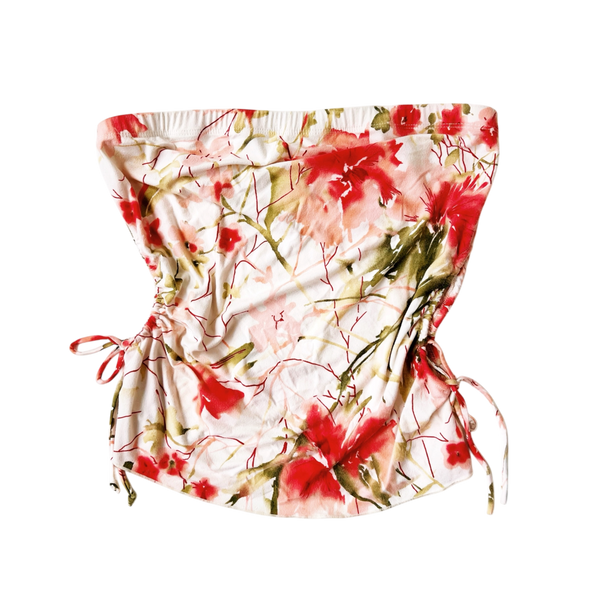 Vintage Floral Tube Top