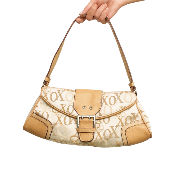 XOXO Buckle Baguette Purse