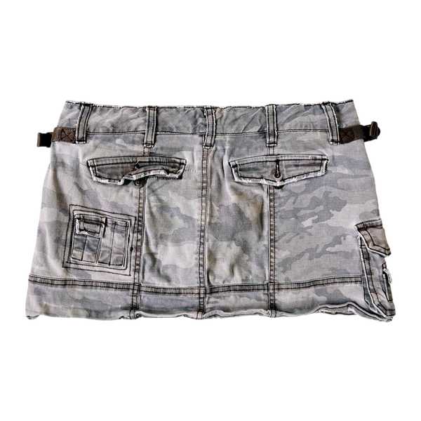Camo Cargo Mini Skirt