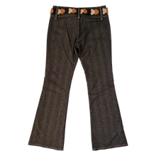 Load image into Gallery viewer, Sparkly Brown Belted Pants
