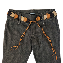 Load image into Gallery viewer, Sparkly Brown Belted Pants
