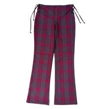 Load image into Gallery viewer, Vintage Lace Up Plaid Pants
