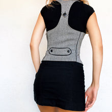 Load image into Gallery viewer, Gray Tweed Vest Top
