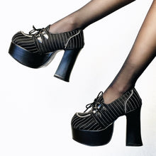 Load image into Gallery viewer, Demonia Pinstriped Platforms
