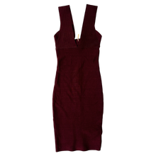 Load image into Gallery viewer, Marciano Burgundy Bandage Dress
