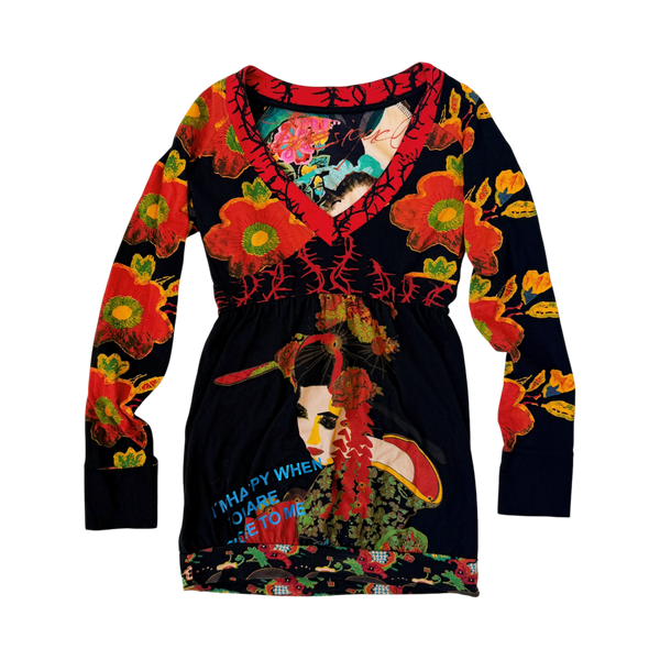 Desigual Graphic Mini Dress