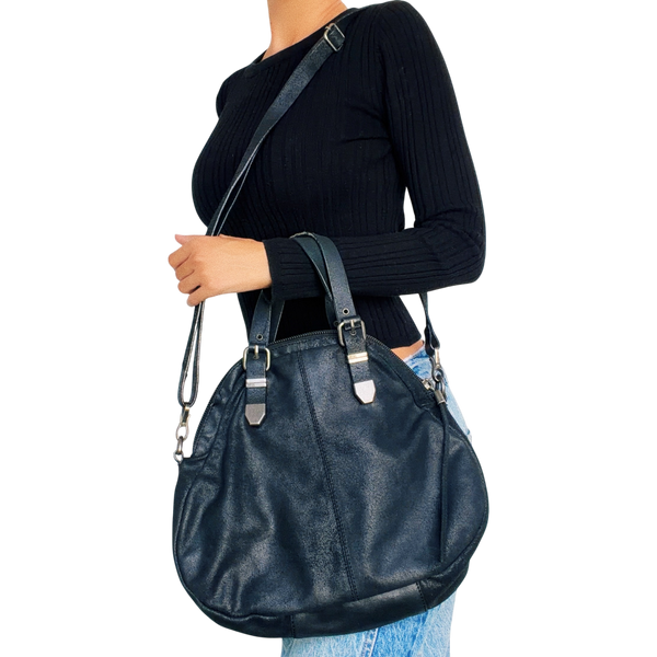 Diesel Black Leather Bag