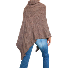 Load image into Gallery viewer, Italian Cableknit Poncho
