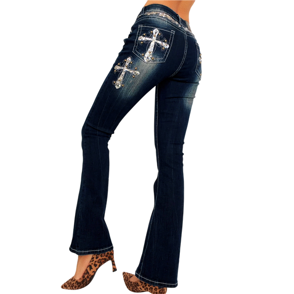Sequin Cross Jeans