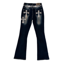 Load image into Gallery viewer, Sequin Cross Jeans

