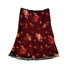 Load image into Gallery viewer, Vintage Silk Floral Skirt
