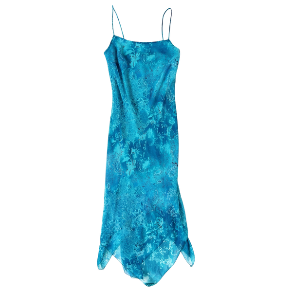 Vintage Turquoise Midi Dress