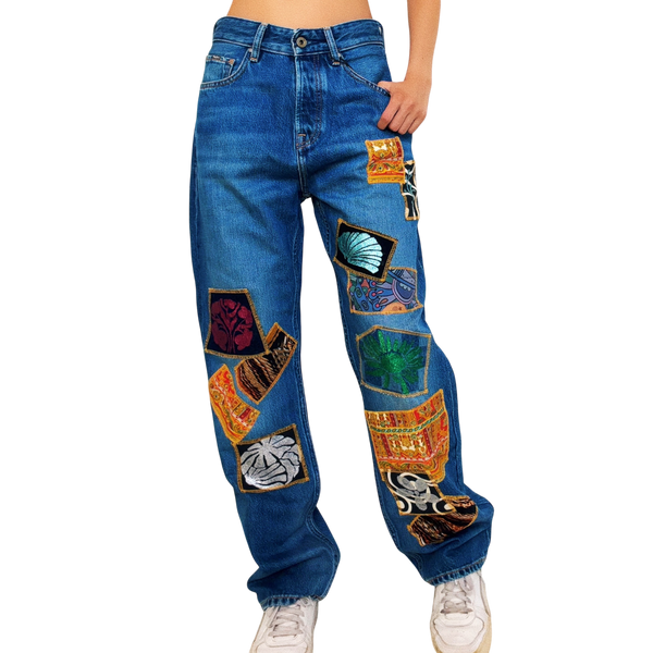Pepe Patchwork Jeans